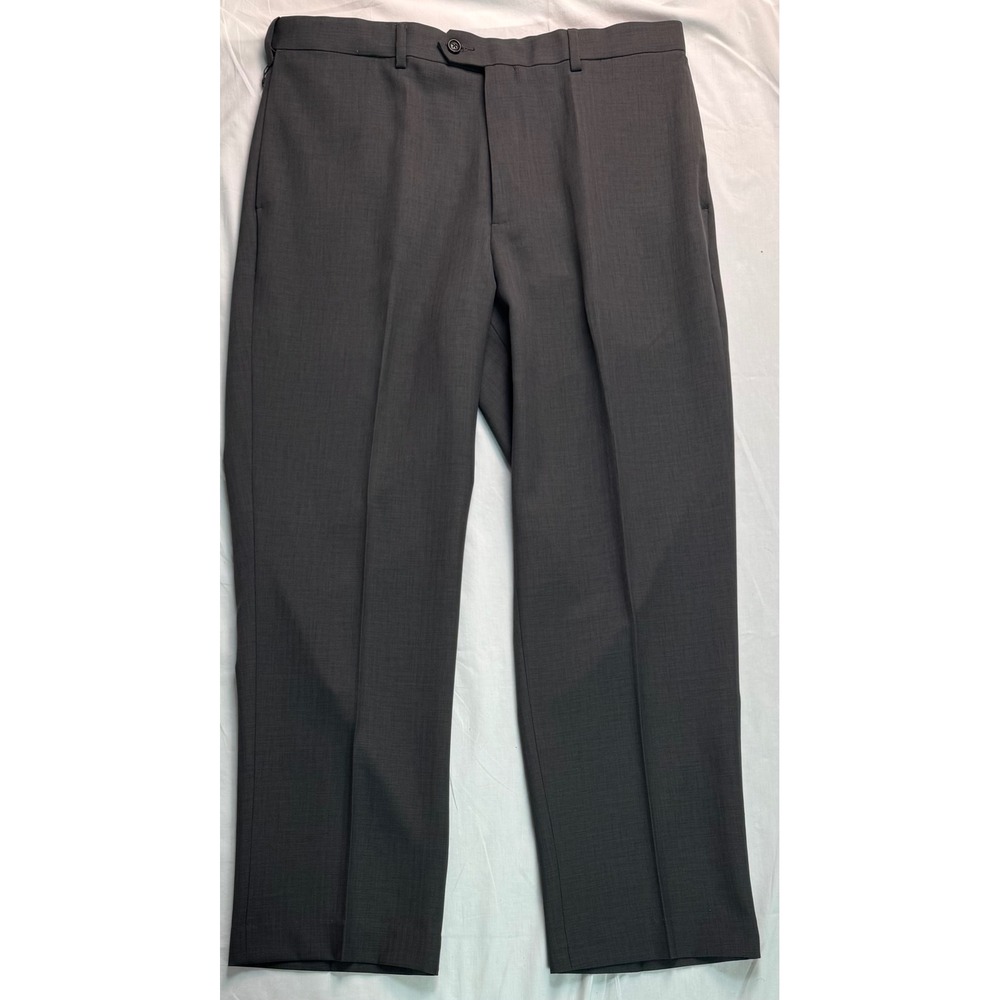 Savane Select Edition Dress Pants 36x30 Grey Wolf Herringbone Straight - Picture 9 of 16
